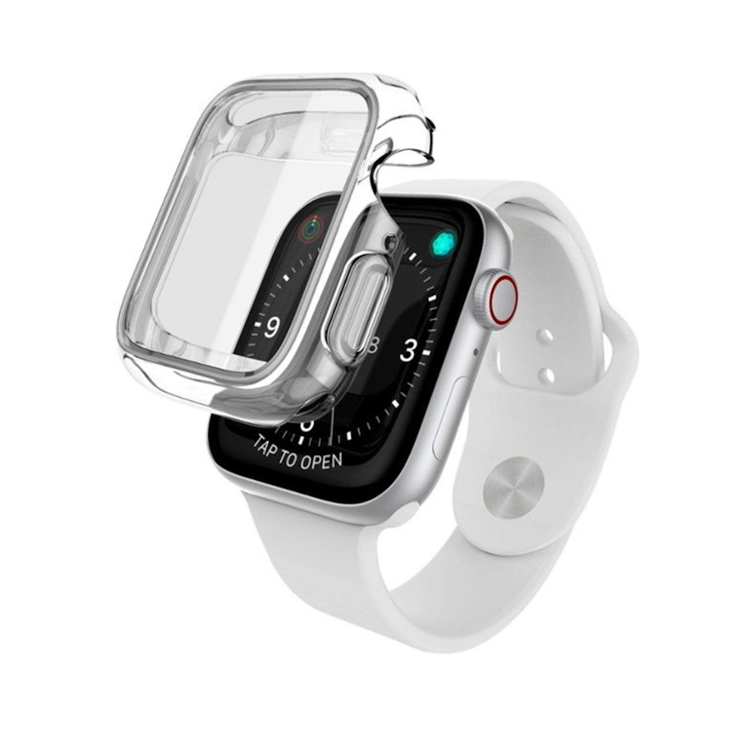 X-Doria Defense 360x Case for Apple Watch 44mm, Clear Apple Watch Case X-Doria 