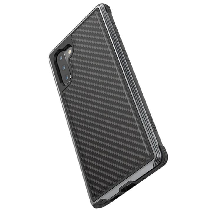 X-Doria Defense Lux Case for Samsung Galaxy Note 10, Black Carbon Fiber Samsung Case X-Doria 