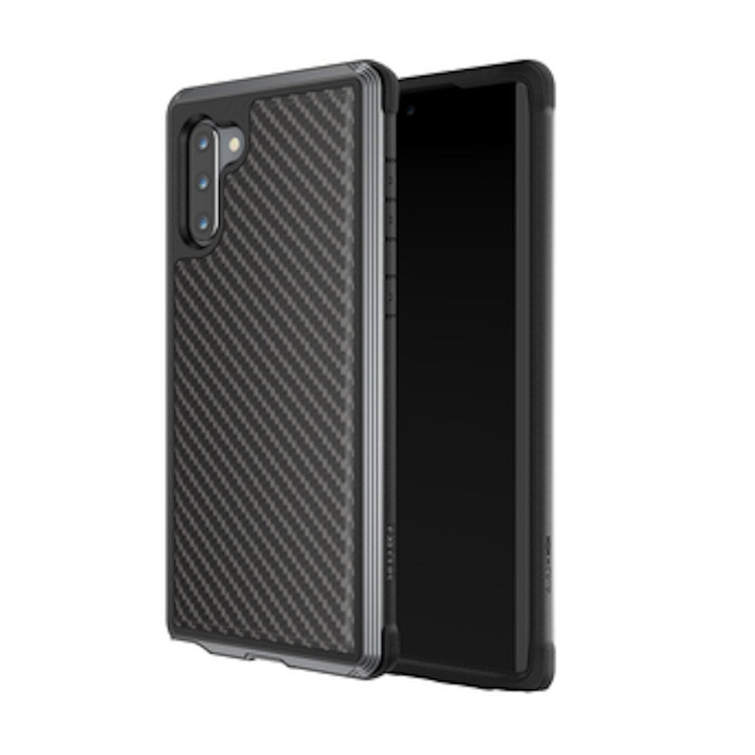 X-Doria Defense Lux Case for Samsung Galaxy Note 10, Black Carbon Fiber Samsung Case X-Doria Black Carbon Fiber 