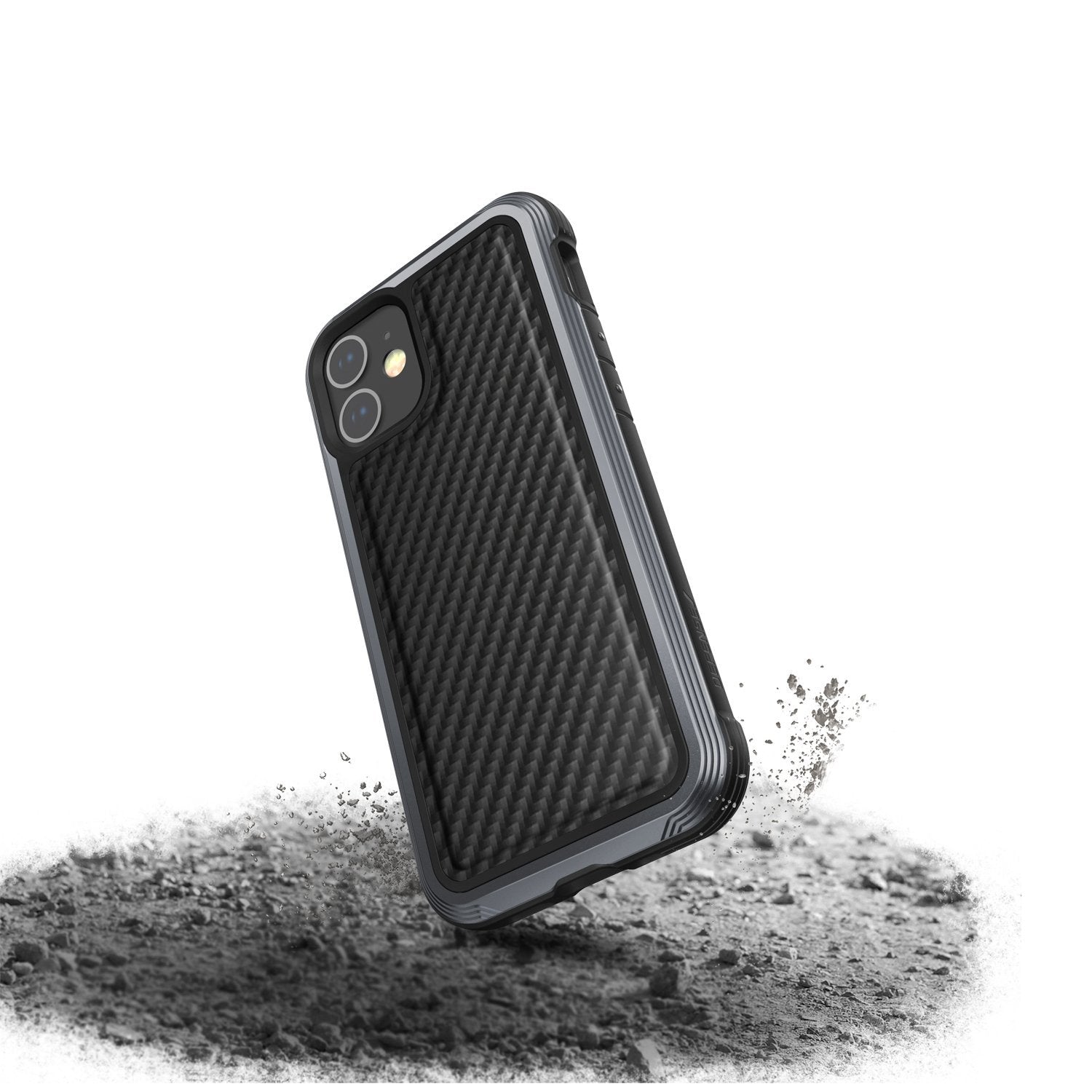 X-Doria Defense Raptic Lux Case for iPhone 12 mini 5.4"(2020), Black Carbon Fiber iPhone 12 X-Doria 