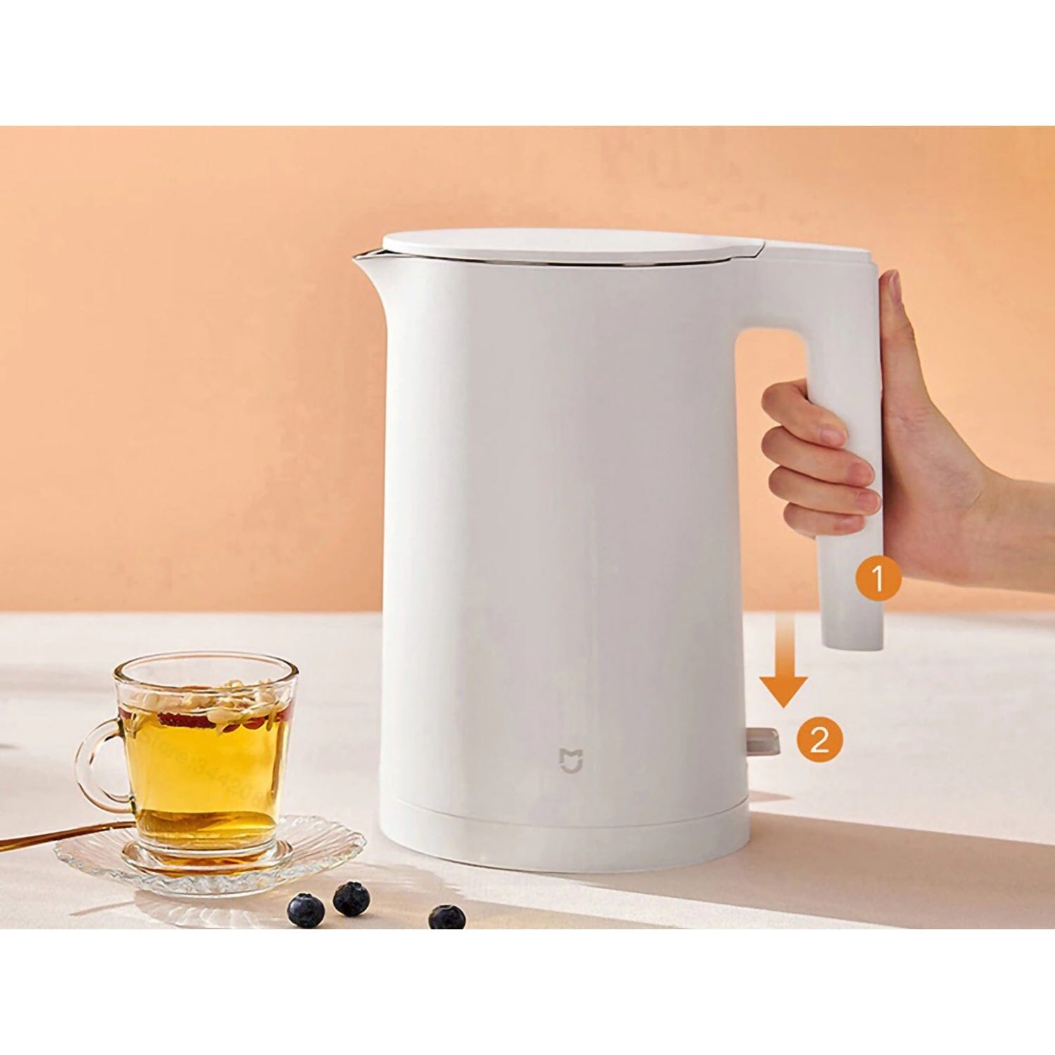 Xiaomi Mi Electric Kettle 2 Upgraded 1.7L high capacity up to 8 cups | 1800W , 304 stainless steel [Local Official Warranty] Xiaomi 