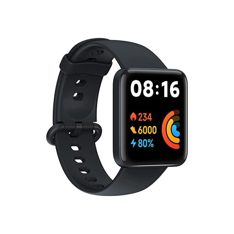 Xiaomi Redmi Watch 2 Lite, 1.55" Colorful Touch Display, 100+ Fitness Modes, 5 ATM Water Resistance, SPO2 Measurement, 24-Hour Heart Rate Tracking, Multi-System Standalone GPS, Black ONE2WORLD 