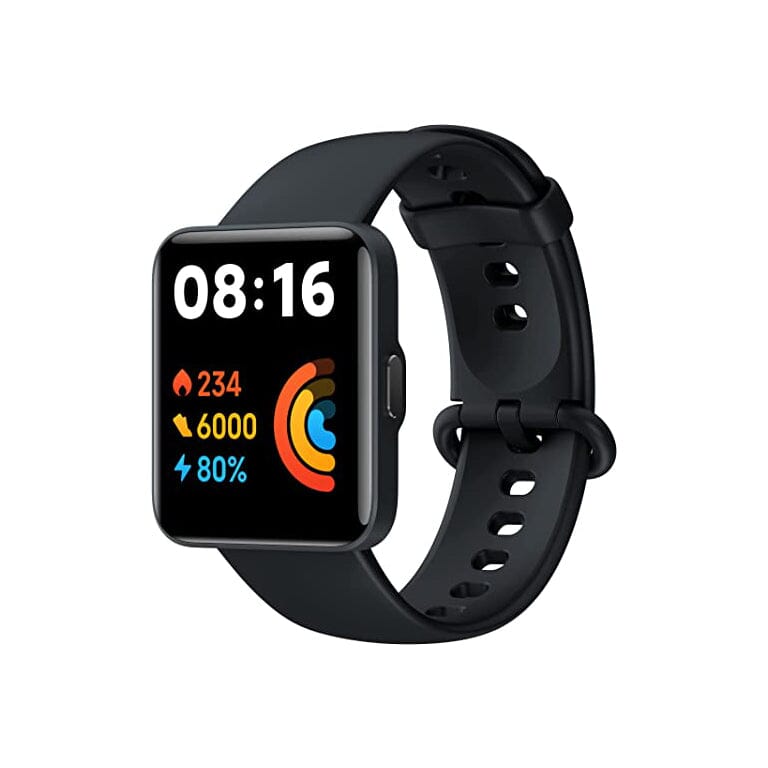 Xiaomi Redmi Watch 2 Lite, 1.55" Colorful Touch Display, 100+ Fitness Modes, 5 ATM Water Resistance, SPO2 Measurement, 24-Hour Heart Rate Tracking, Multi-System Standalone GPS, Black ONE2WORLD Watch 2 Lite 