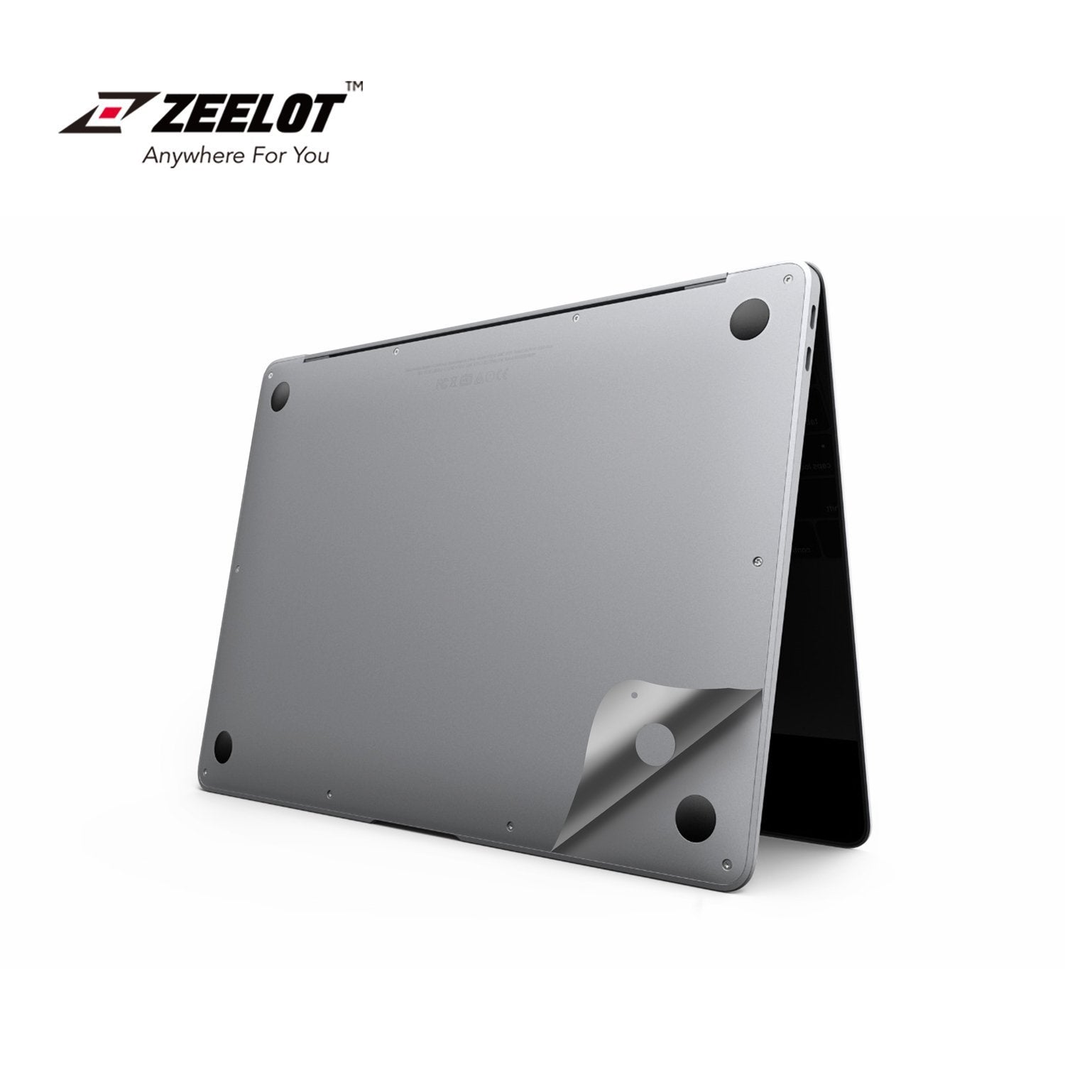 ZEELOT 6 in 1 Full Body Guard for MacBook Air 13"(2020), Silver Default Zeelot 