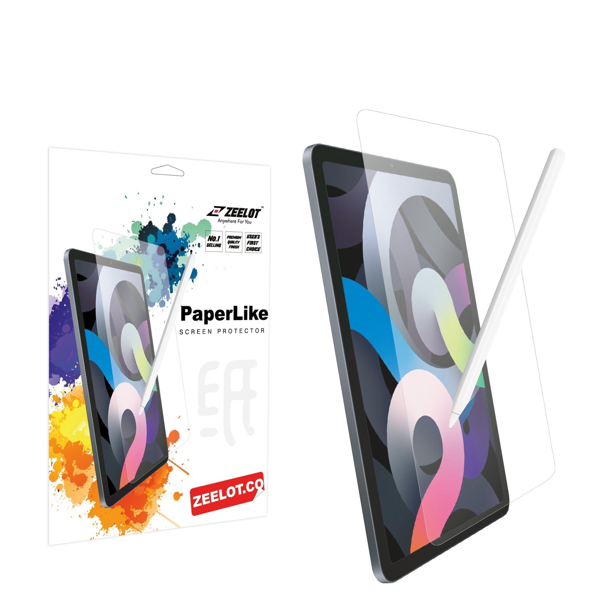 ZEELOT Paper Like Screen Protector for iPad 10.2" (2020/2019) Default Zeelot 