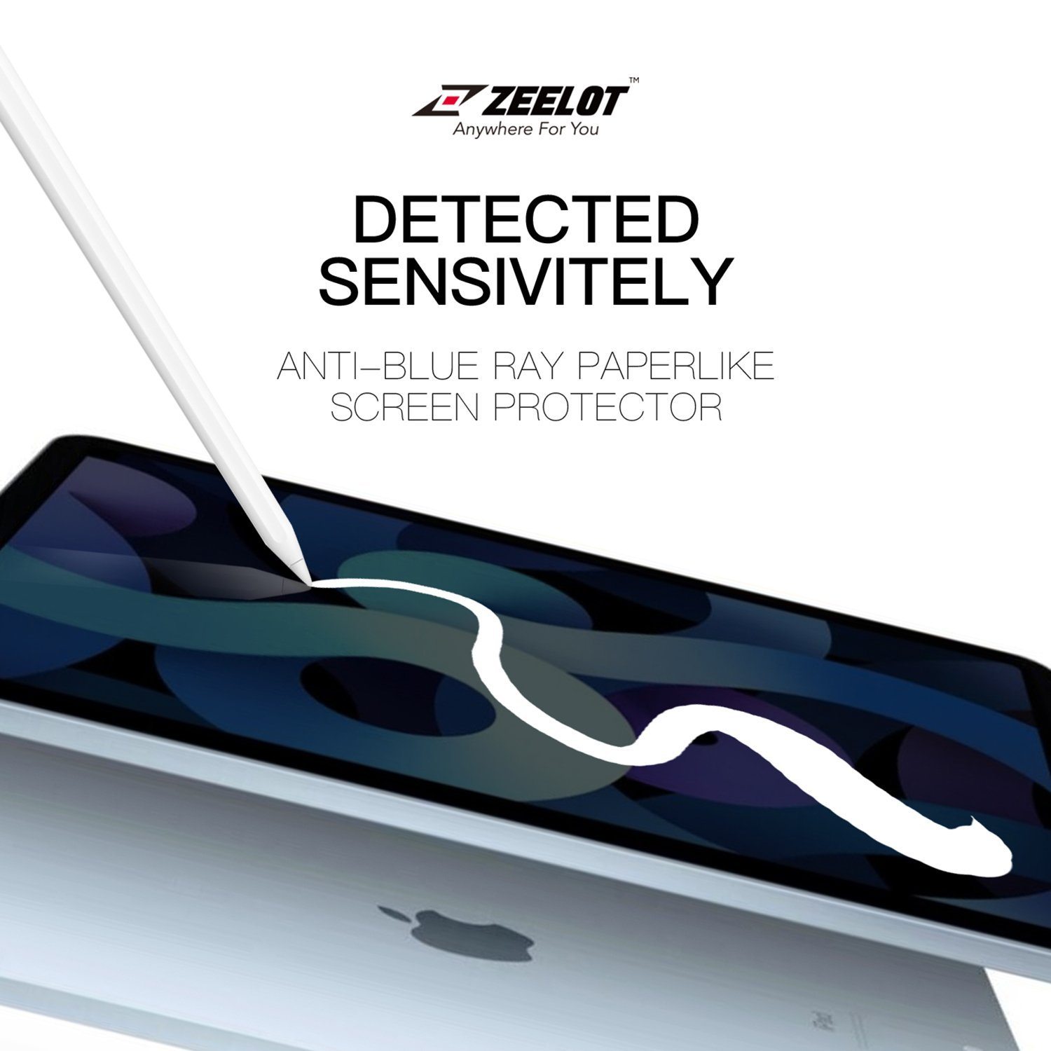 ZEELOT Paper Like Screen Protector for iPad 11"/ iPad Air 4 10.9" (2021/2018), Anti Blue Ray Default ZEELOT 