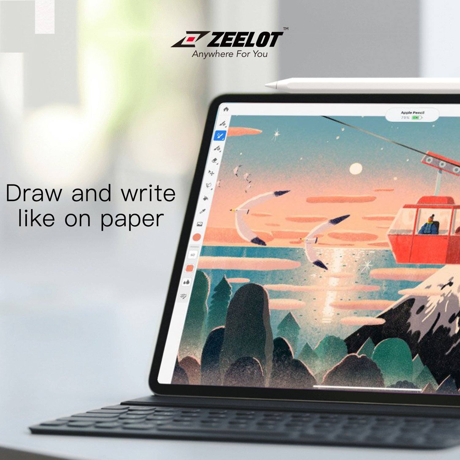 ZEELOT Paper Like Screen Protector for iPad Pro 12.9"(2020/2018) Default Zeelot 