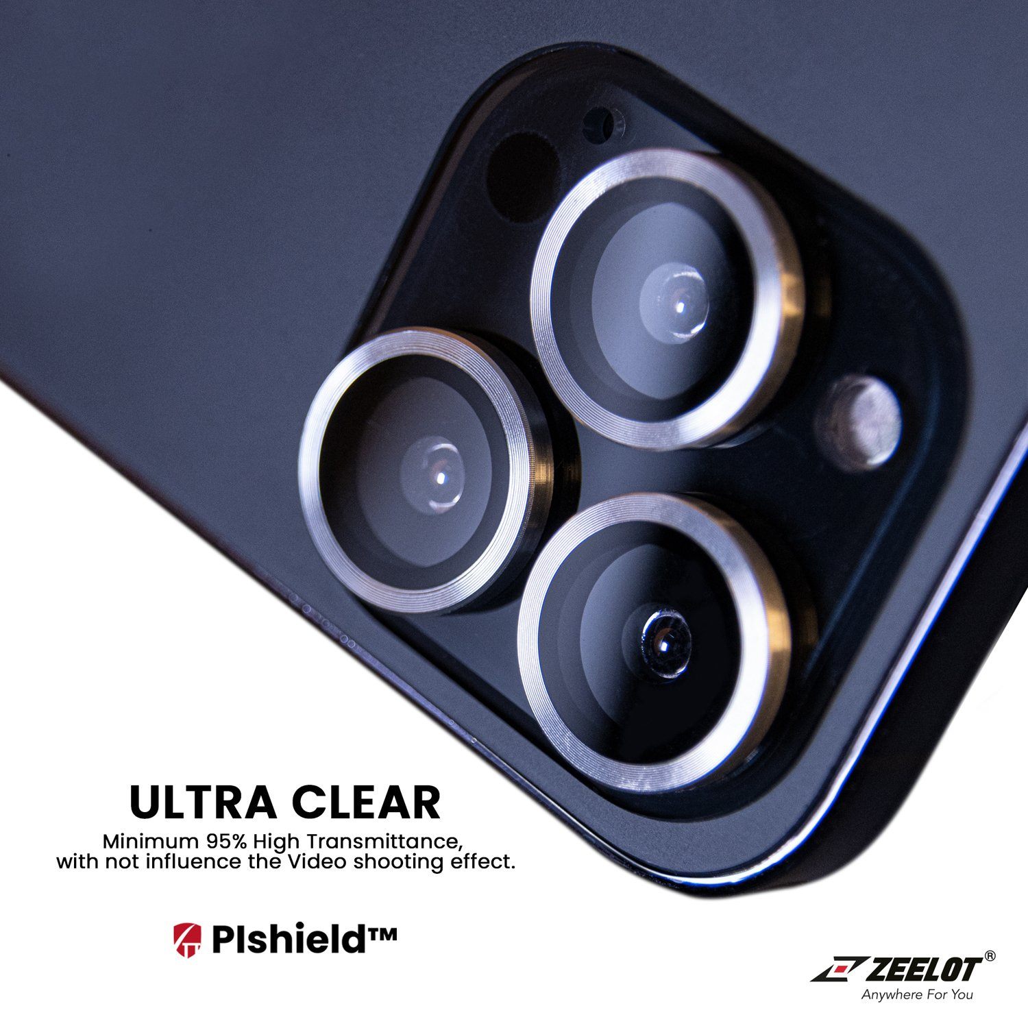 ZEELOT PIshield Titanium Alloy Lens Protector for iPhone 13mini 5.4"/13 6.1"(2021) Default ZEELOT 