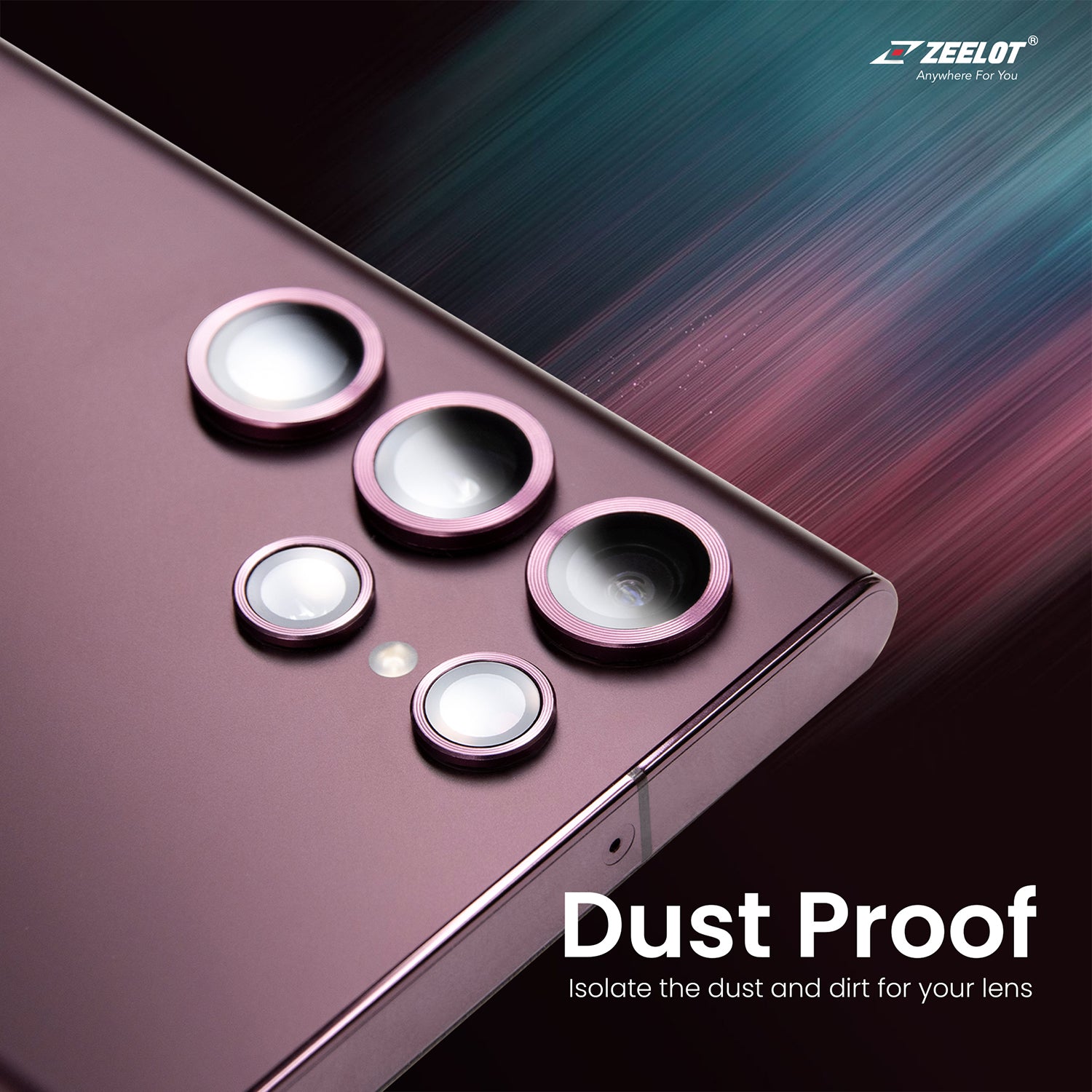 ZEELOT PIshield Titanium Alloy Lens Protector for Samsung Galaxy S22 Ultra Default ZEELOT 