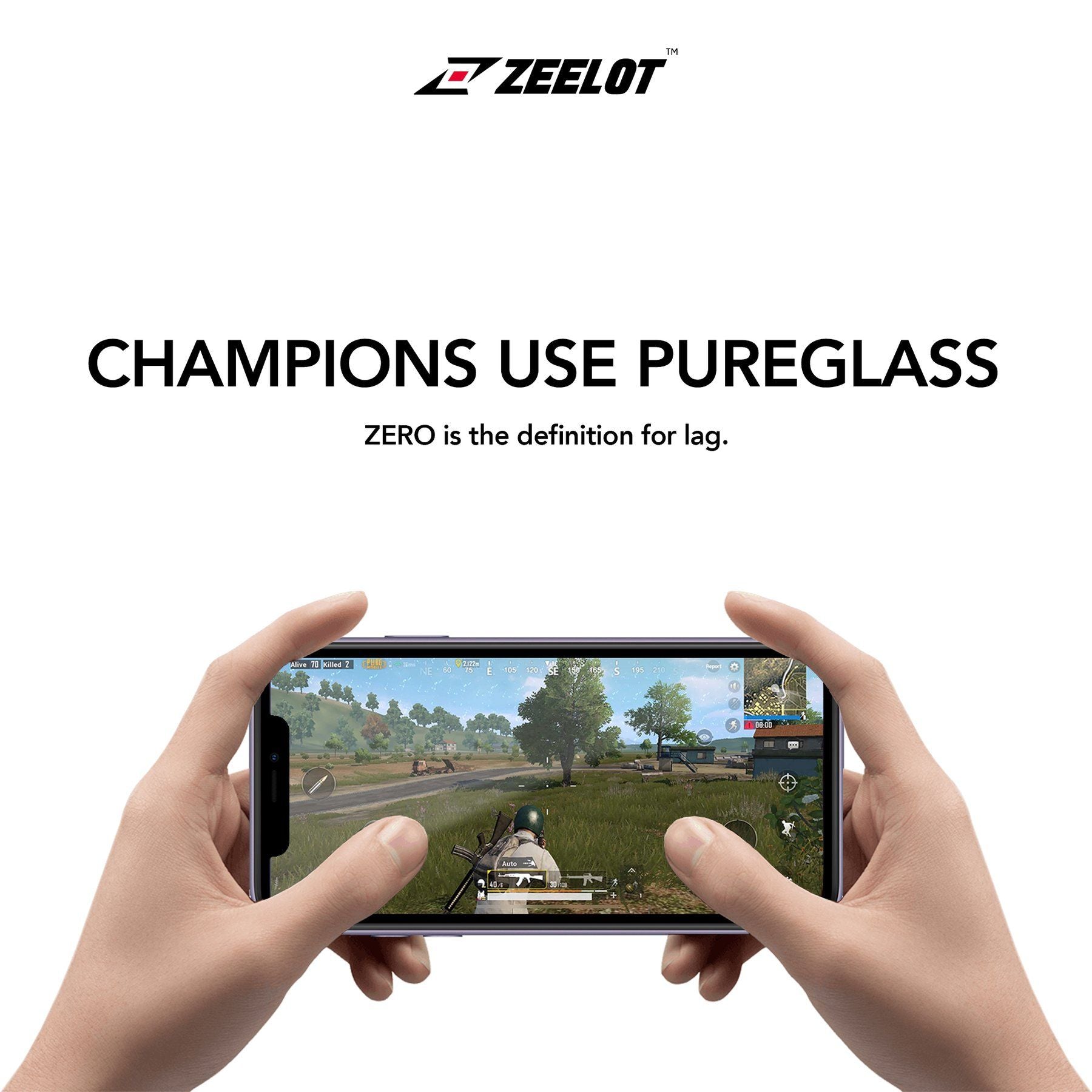ZEELOT PureGlass 2.5D Clear Tempered Glass Screen Protector for iPhone SE 2nd Generation Iphone SE Zeelot 