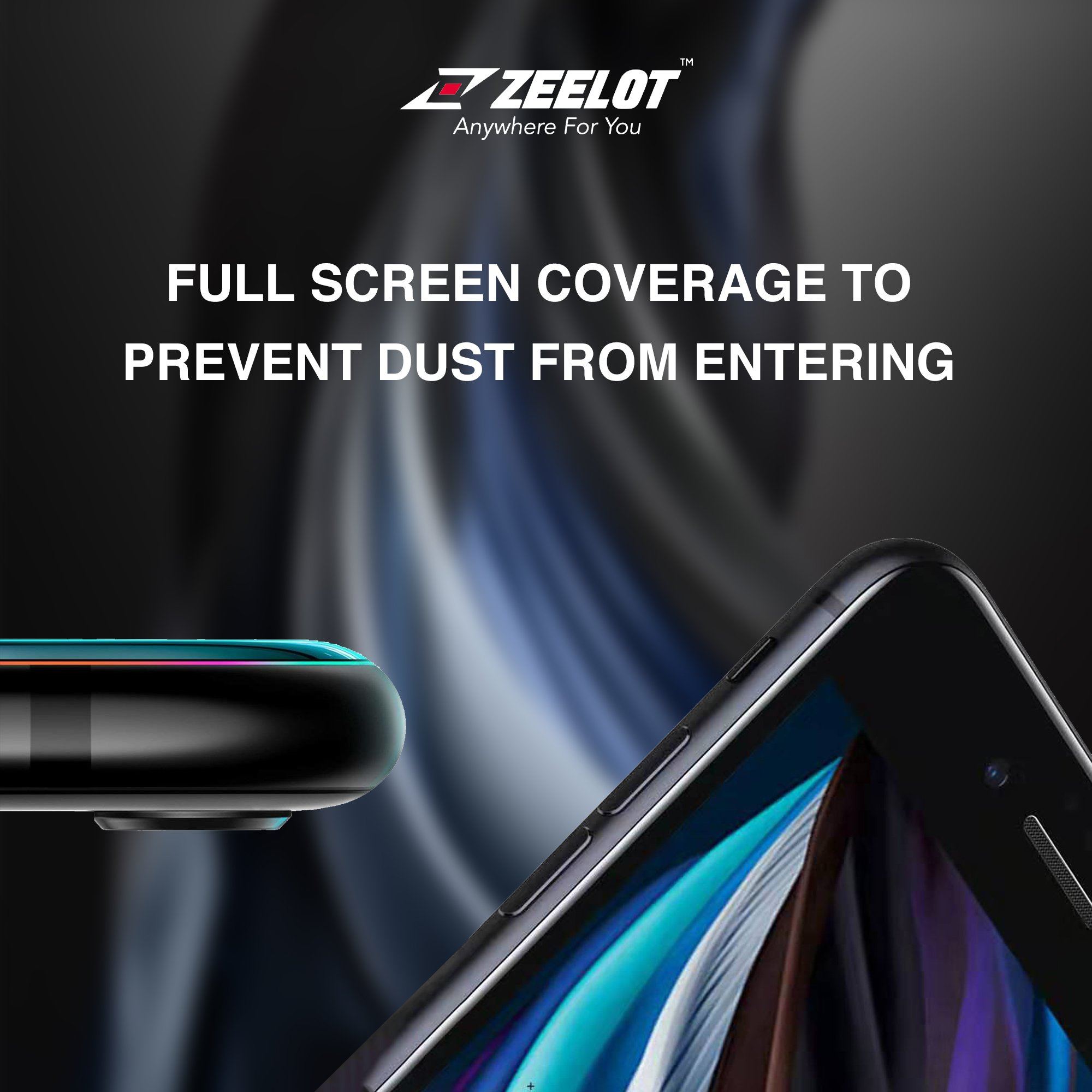 ZEELOT PureGlass 2.5D Matte Tempered Glass Screen Protector for iPhone SE 2nd Generation iPhone SE Zeelot 