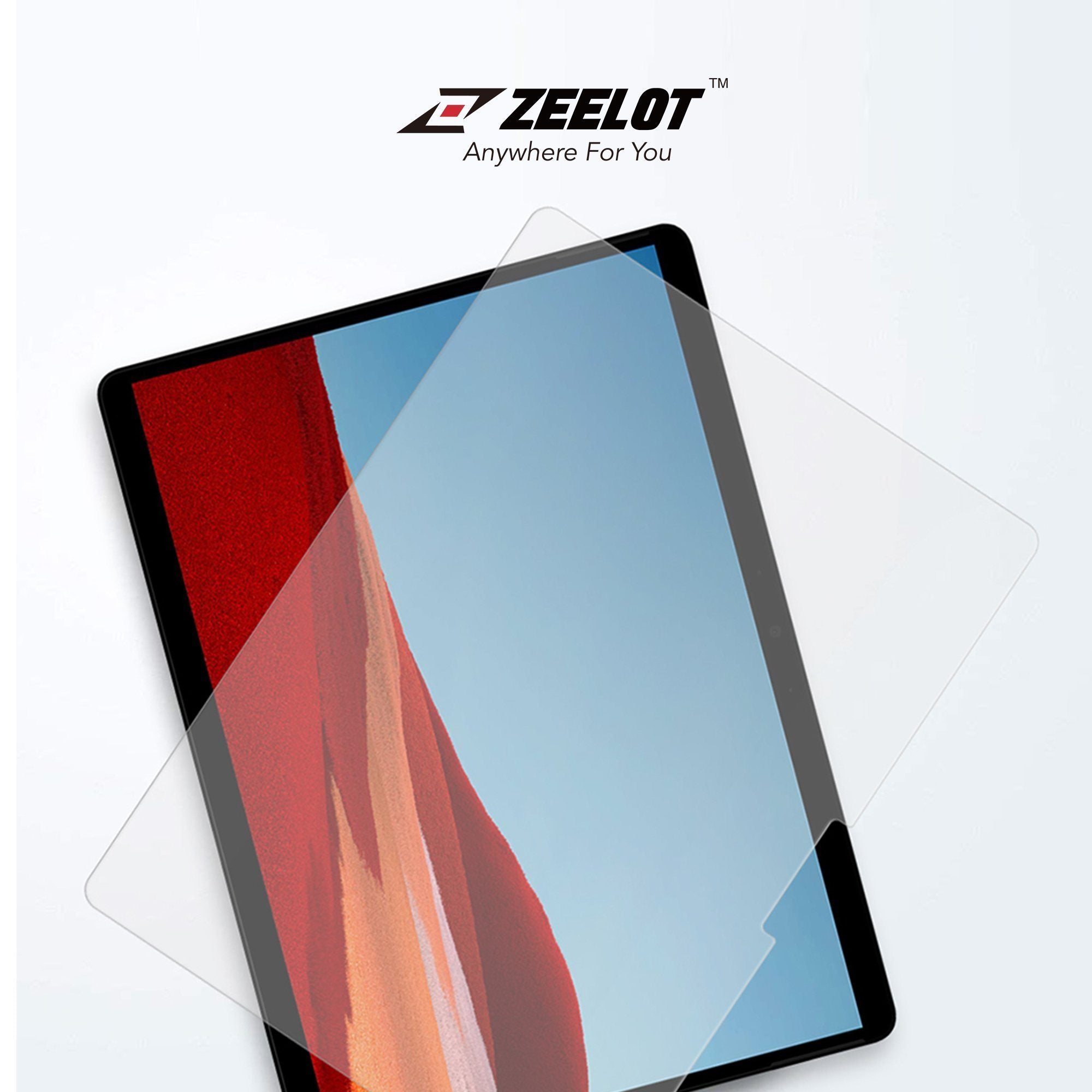 ZEELOT PureGlass 2.5D Tempered Glass Screen Protector for Microsoft Surface Pro X (2020), Clear Surface Pro X ZEELOT 