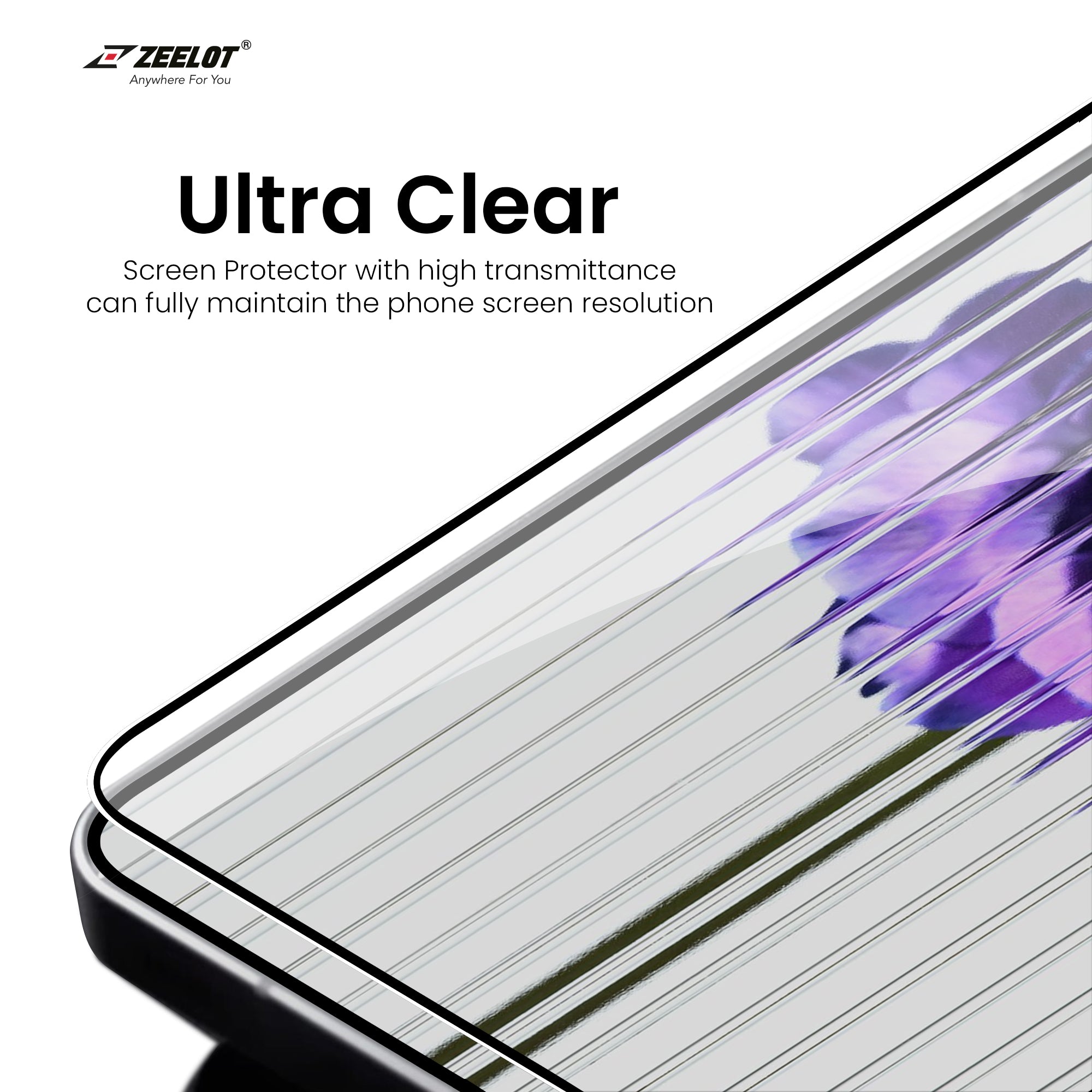ZEELOT PureGlass 2.5D Tempered Glass Screen Protector for Nothing Phone 1 Screen Protectors ZEELOT 