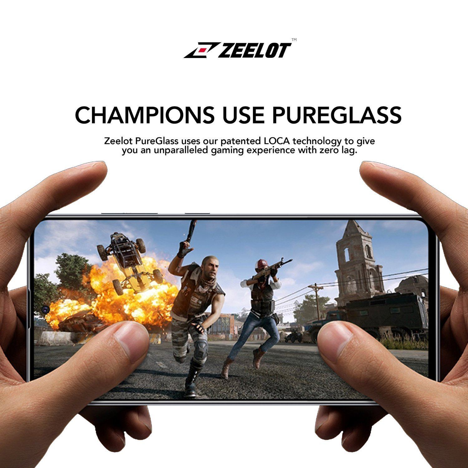 ZEELOT PureGlass 2.5D Tempered Glass Screen Protector for Samsung Galaxy A71 (2020), Clear Default ZEELOT 