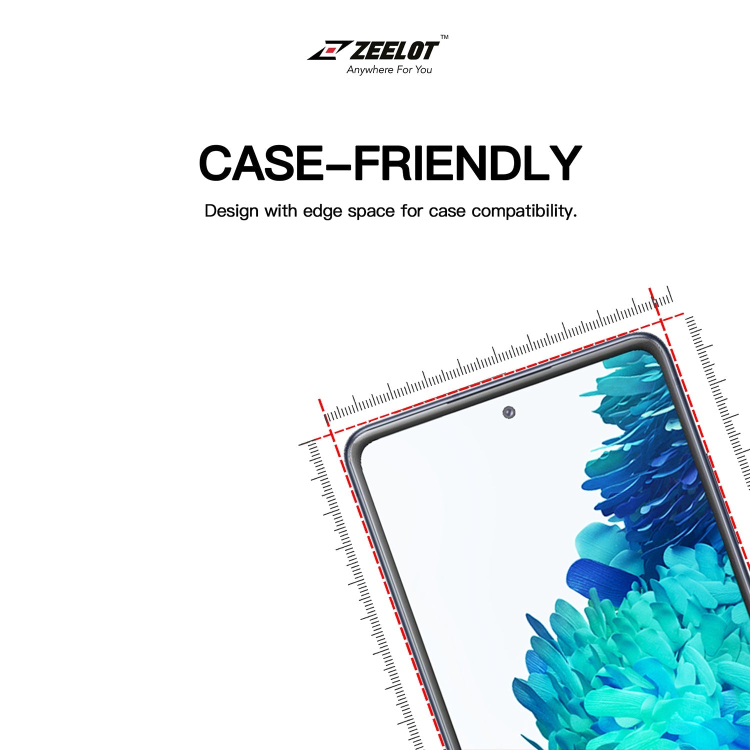 ZEELOT PureGlass 2.5D Tempered Glass Screen Protector for Samsung Galaxy S20 FE (2020), Clear Tempered Glass ZEELOT 