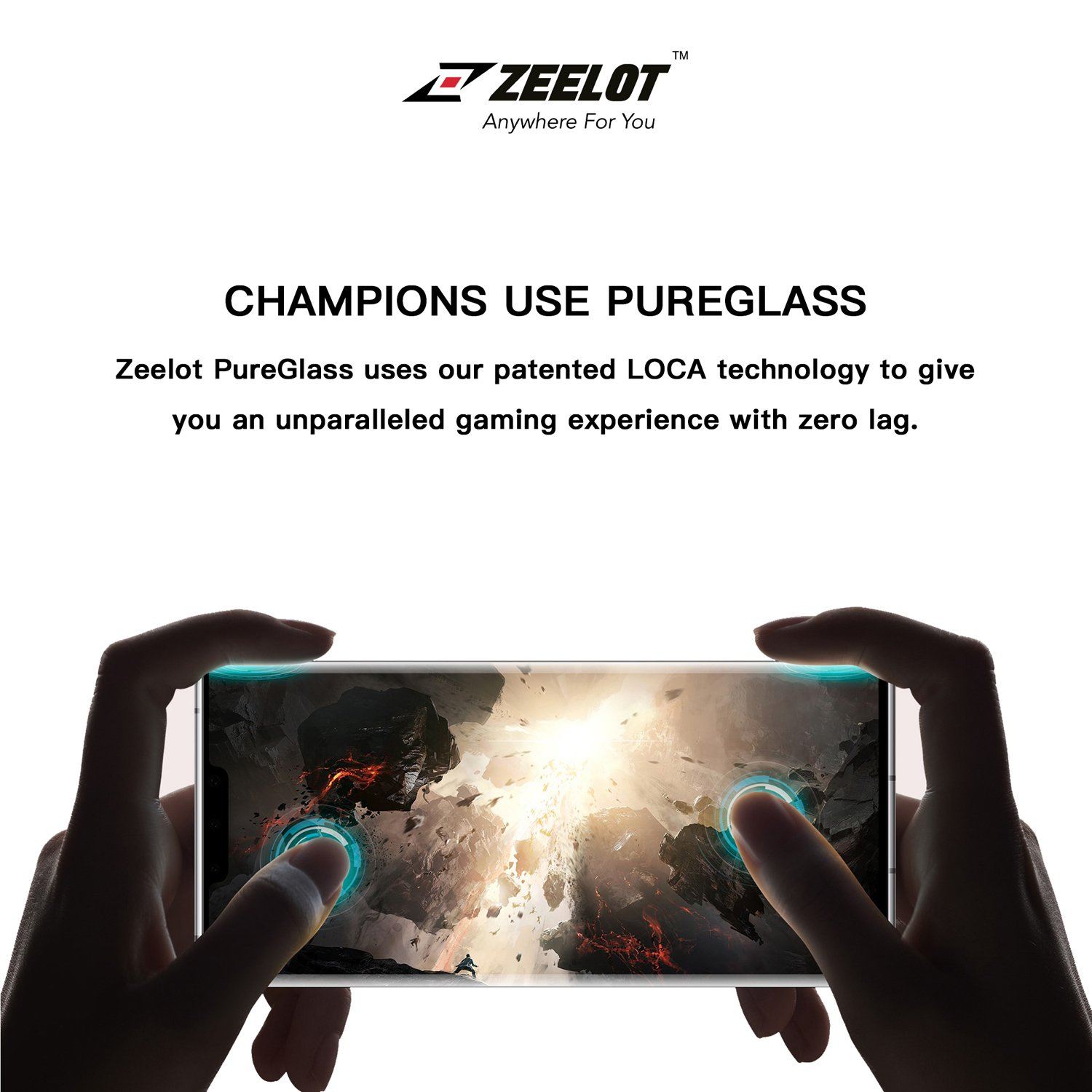 ZEELOT PureGlass 3D LOCA Tempered Glass Screen Protector for Huawei Mate 40 Pro, Clear LOCA Tempered Glass ZEELOT 