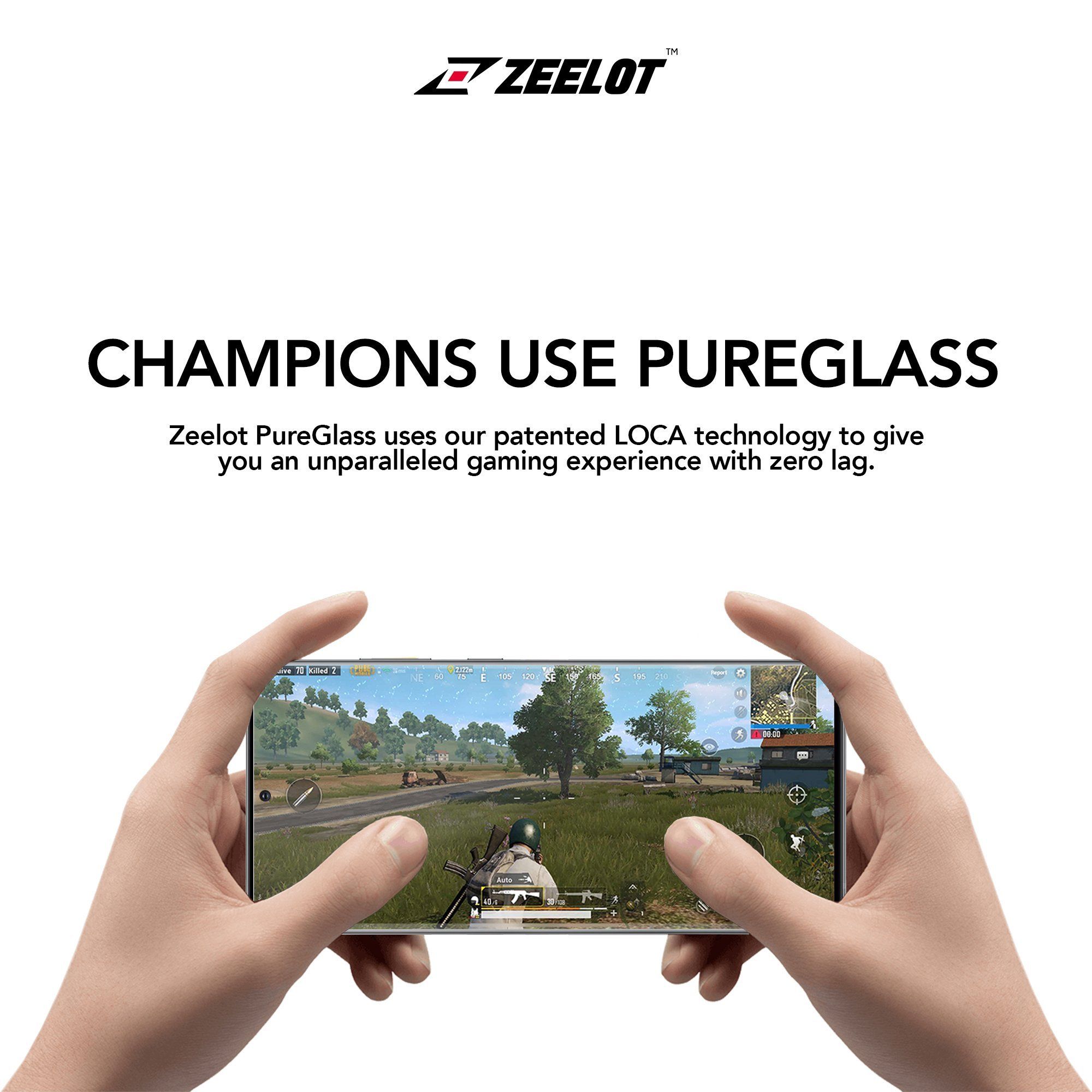 ZEELOT PureGlass 3D LOCA Tempered Glass Screen Protector for OnePlus 8 Pro, Clear Oneplus 8 Pro ZEELOT 