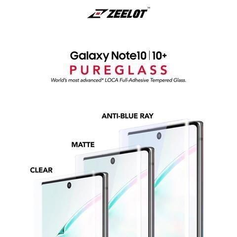 ZEELOT PureGlass 3D LOCA Tempered Glass Screen Protector for Samsung Galaxy Note 10, Matte LOCA Tempered Glass ZEELOT 