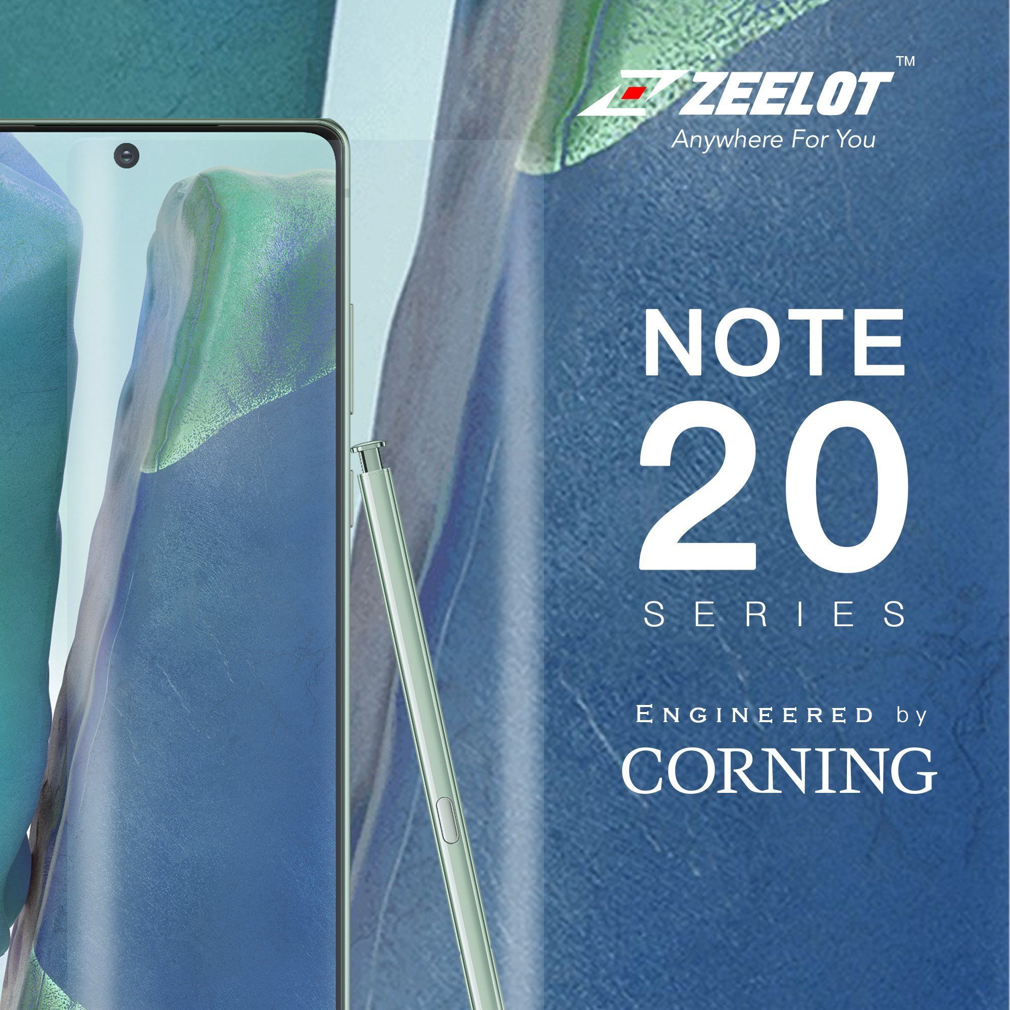 ZEELOT PureGlass 3D LOCA Tempered Glass Screen Protector for Samsung Galaxy Note 20, Clear Note 20 ZEELOT 