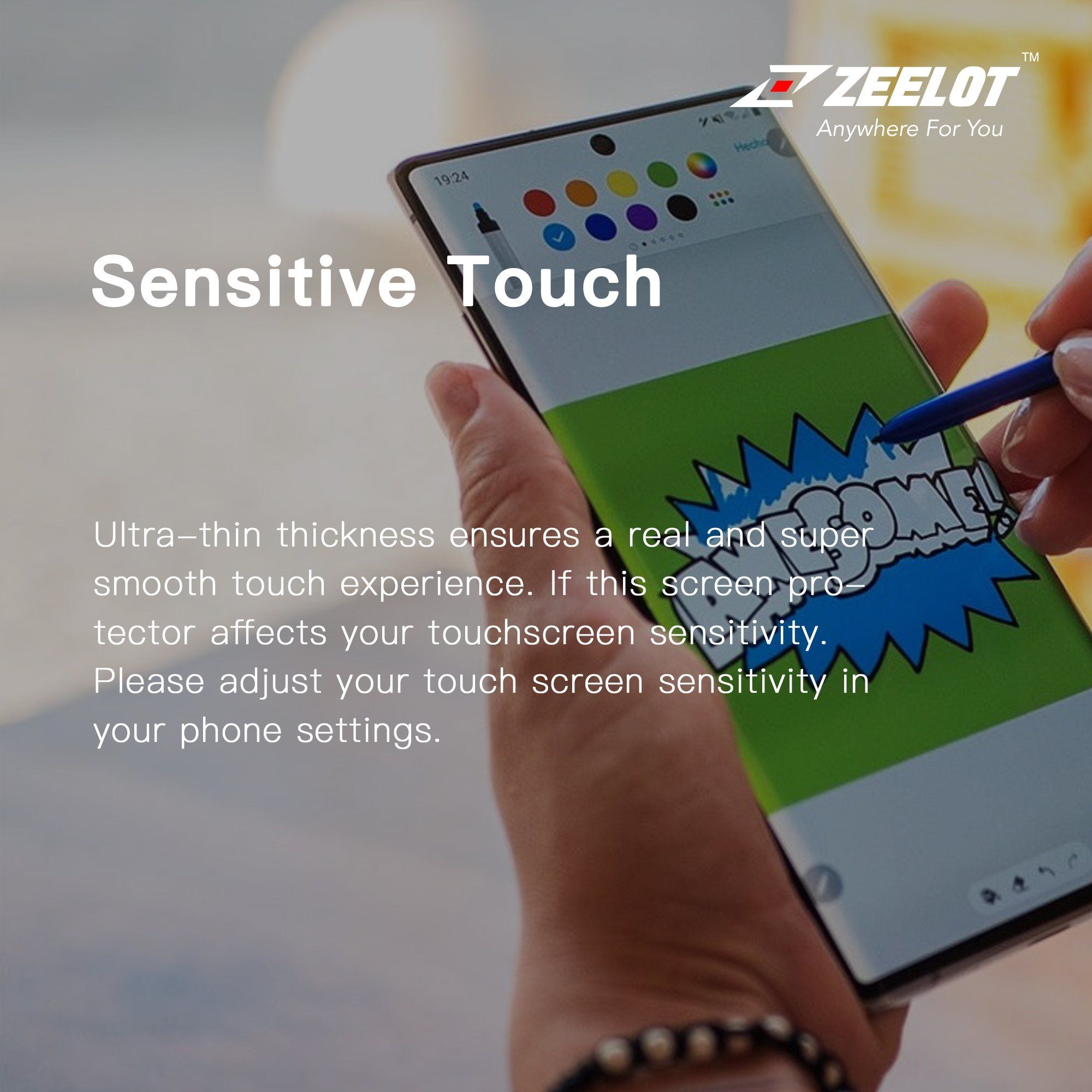 ZEELOT PureGlass 3D LOCA Tempered Glass Screen Protector for Samsung Galaxy Note 20 Ultra, Clear Note 20 Ultra ZEELOT 