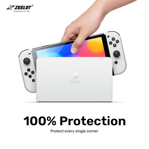ZEELOT PureGlass for Nintendo Switch OLED Model (2021), Clear Default zeelot 