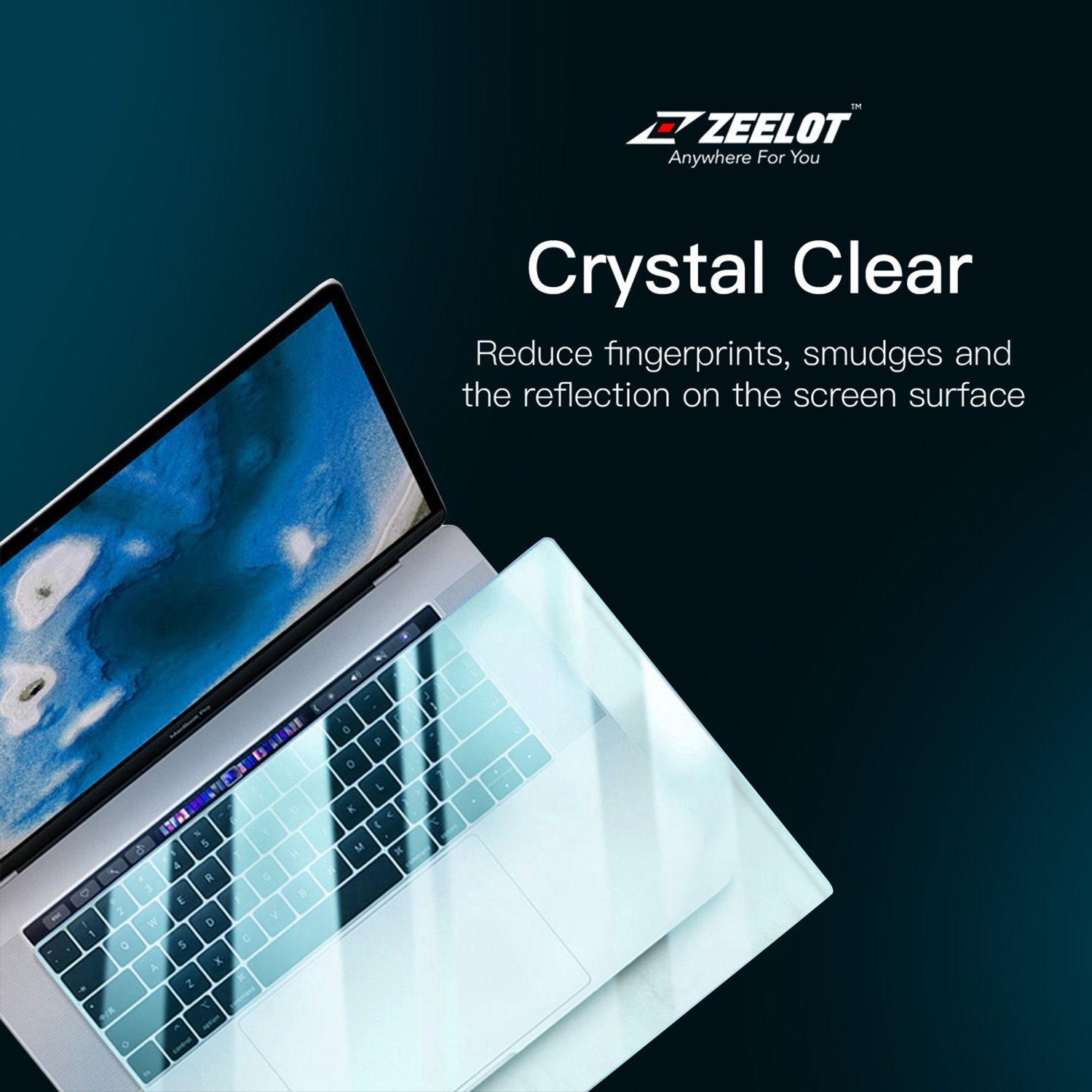 ZEELOT PureShield Crystal Film Screen Protector for MacBook Air(2018-2020)/ Macbook Pro 13"(2017-2020) Default Zeelot 