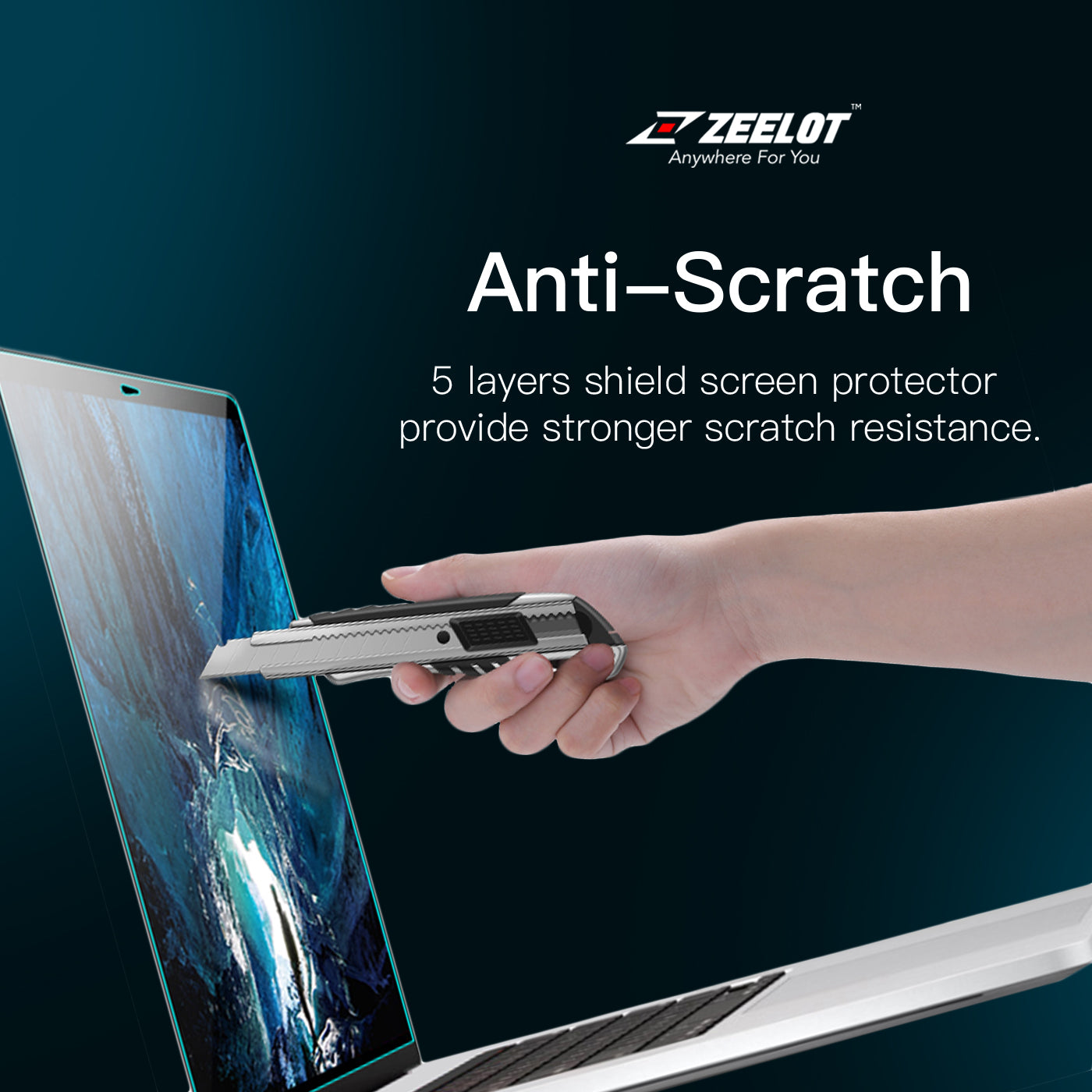 ZEELOT PureShield Crystal Film Screen Protector for Macbook Pro 14" Default ZEELOT 