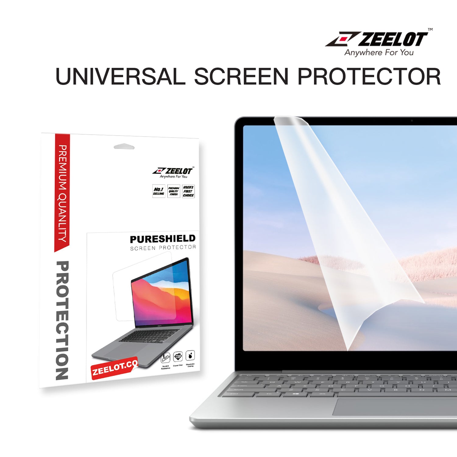 ZEELOT PureShield Crystal Film Screen Protector for Macbook Pro 14" Default ZEELOT 