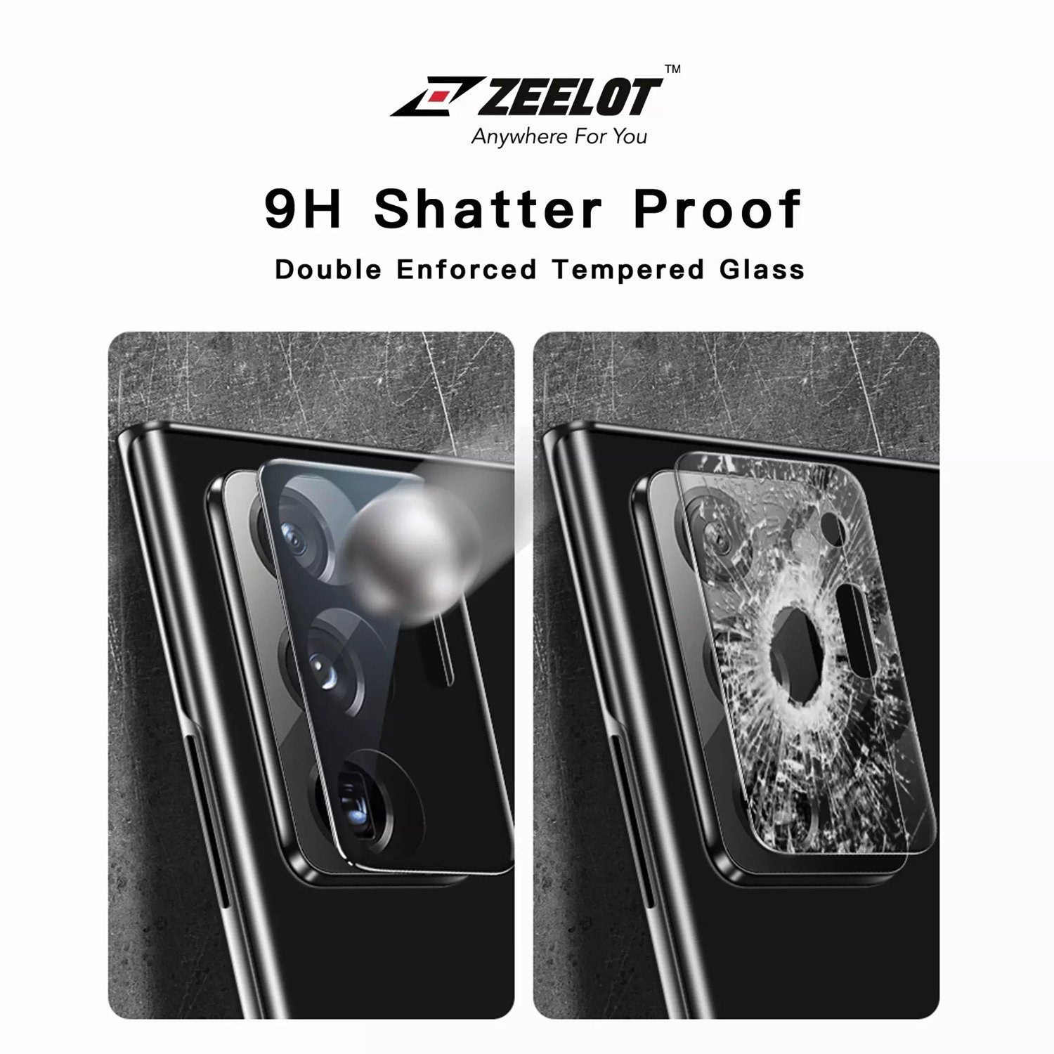 ZEELOT Samsung Galaxy Note 20 Lens Protector, Black Default Zeelot 