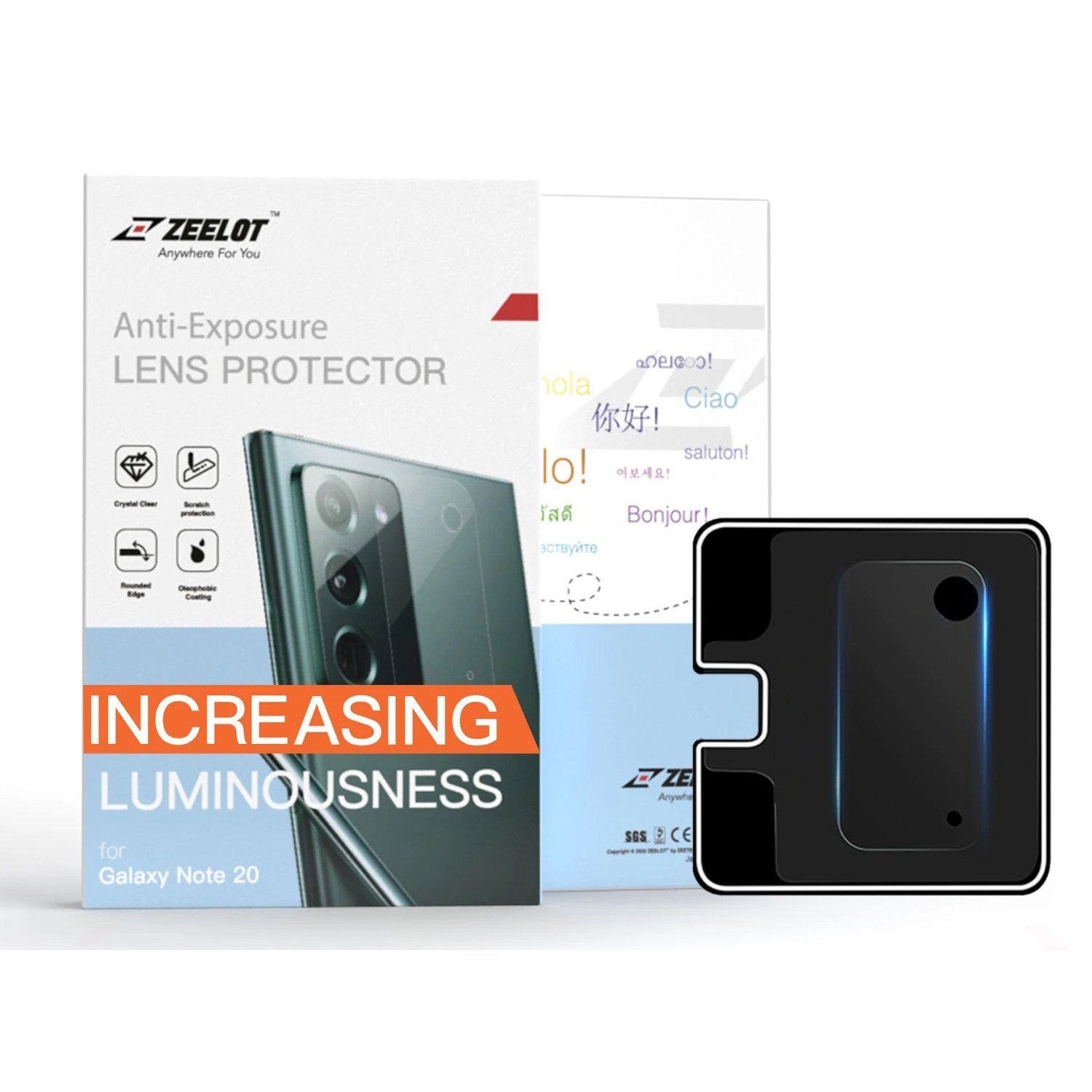 ZEELOT Samsung Galaxy Note 20 Lens Protector, Clear Note 20 Lens Protector ZEELOT 