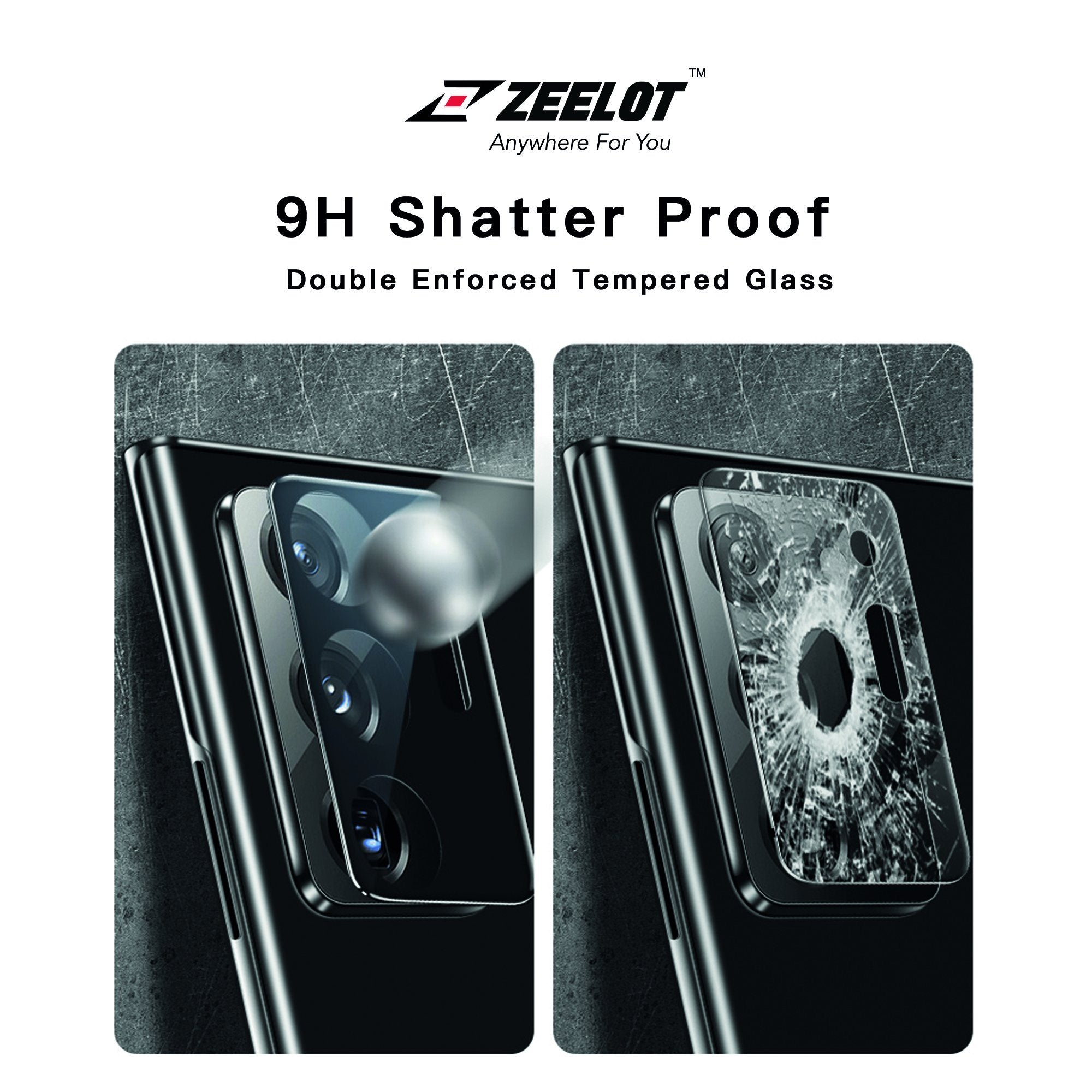 ZEELOT Samsung Galaxy Note 20 Ultra Lens Protector, Black Default Zeelot 