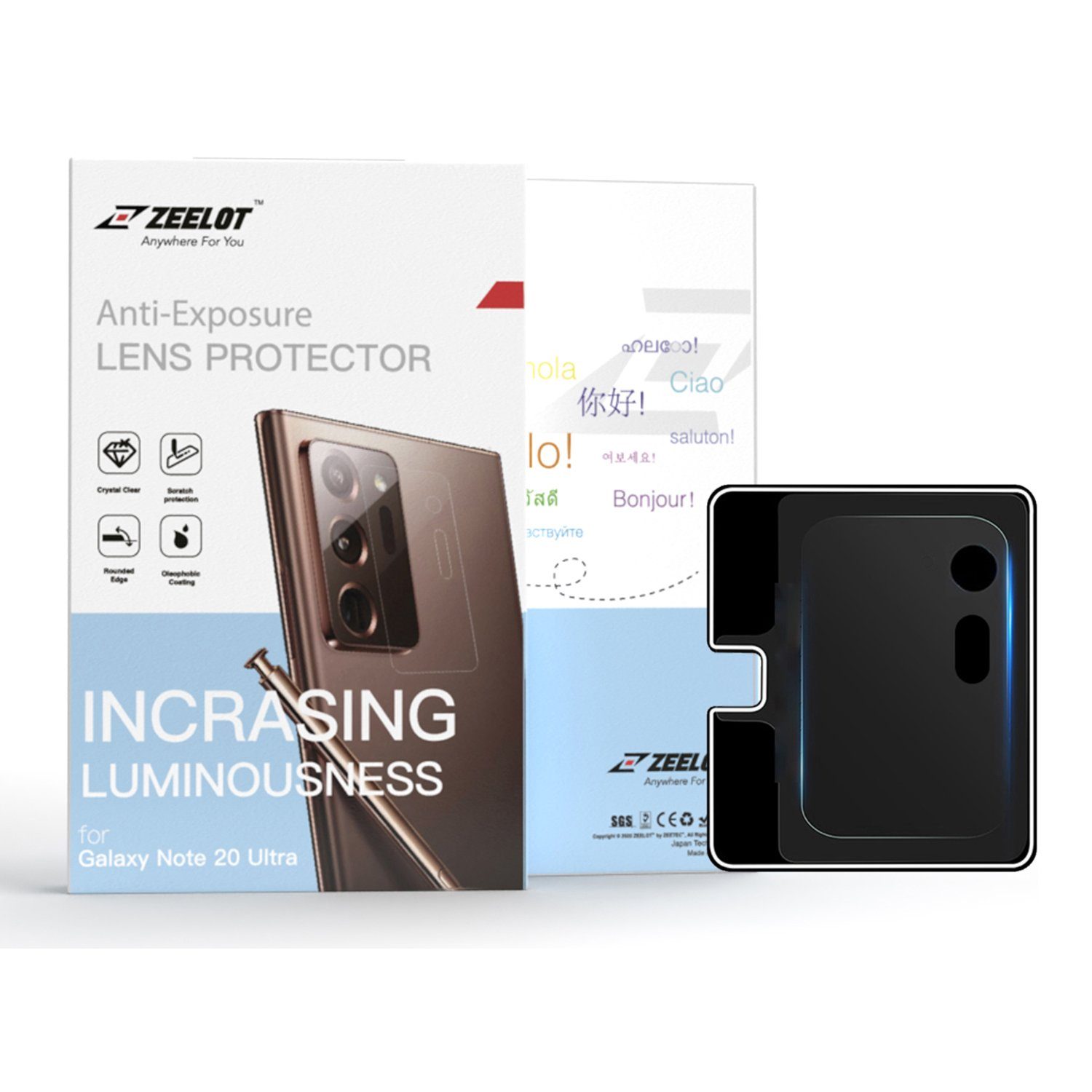 ZEELOT Samsung Galaxy Note 20 Ultra Lens Protector, Black Default ZEELOT 