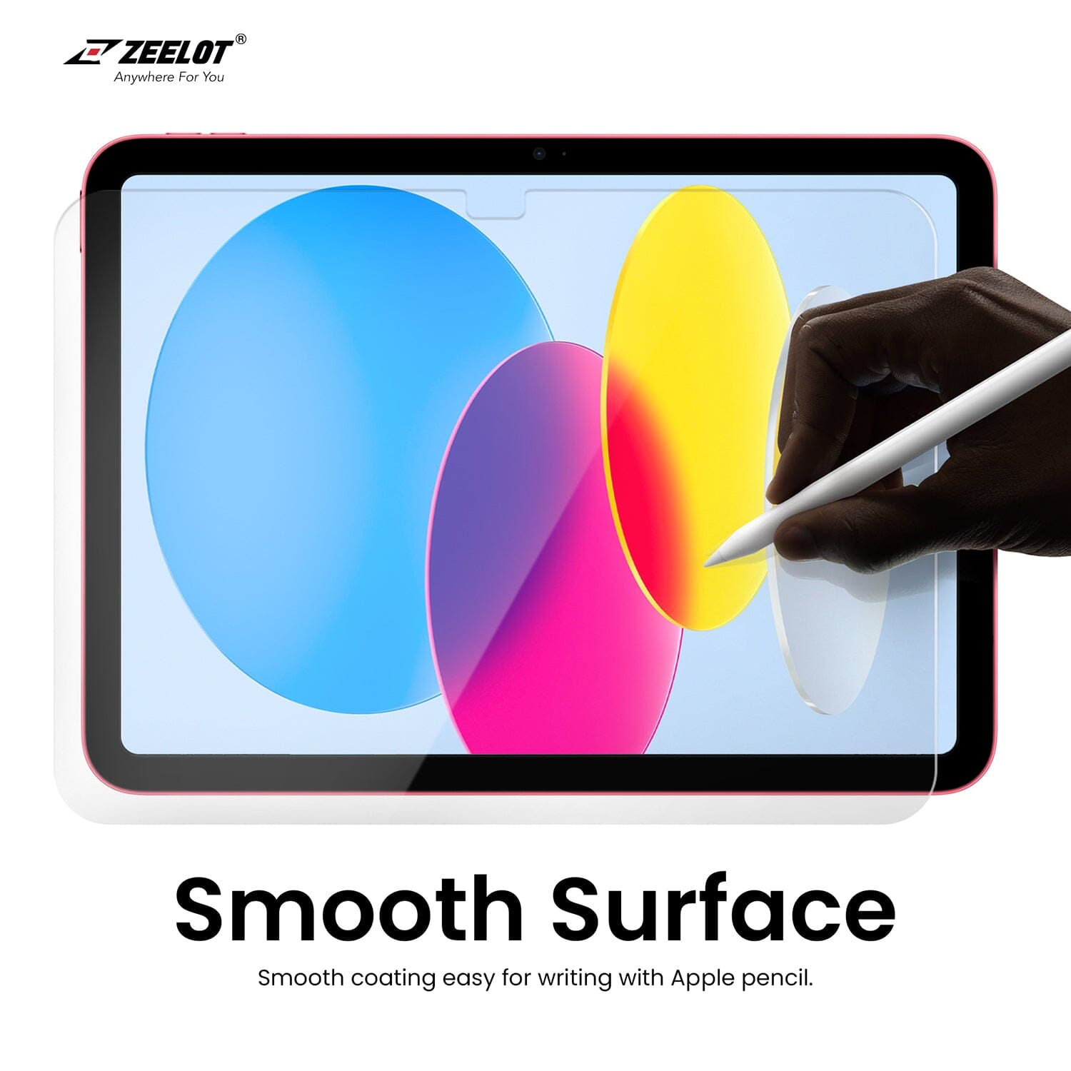 ZEELOT SOLIDsleek 2.5D Tempered Glass Screen Protector for iPad 10th gen 10.9" (2022) ZEELOT 
