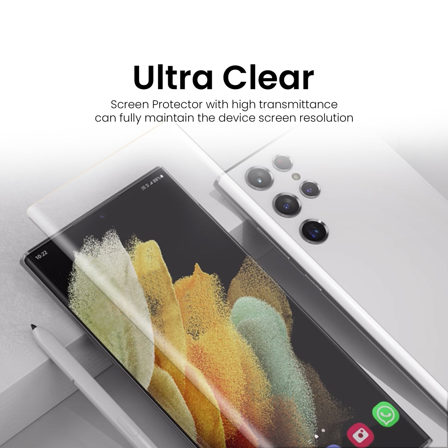 ZEELOT SOLIDsleek 3D LOCA Tempered Glass Screen Protector for Samsung Galaxy S22 Ultra Default ZEELOT 