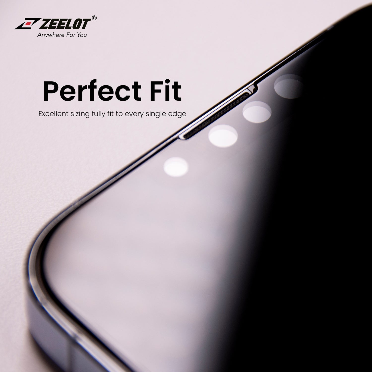 ZEELOT SOLIDsleek Tempered Glass Screen Protector for iPhone 13 Pro Max 6.7"(2021) Default ZEELOT 
