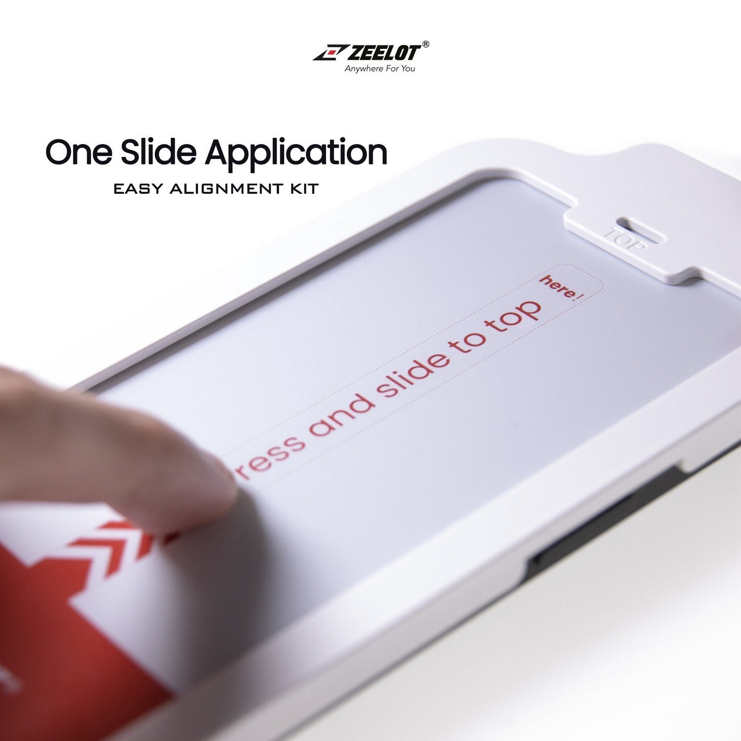 ZEELOT SOLIDsleek Tempered Glass Screen Protector with Easy Alignment Kit for iPhone 13 mini 5.4"(2021) Default ZEELOT 