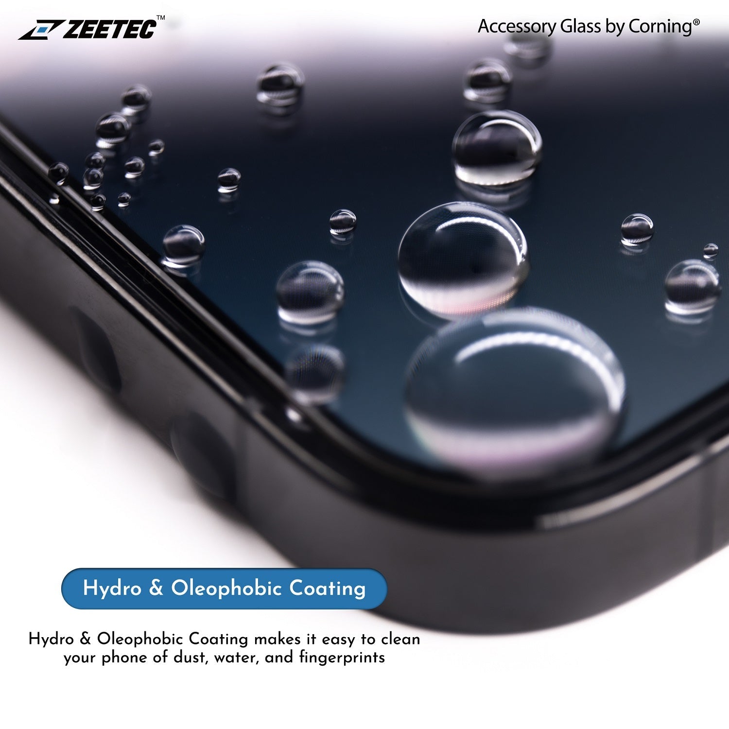 ZEETEC Accessory By Corning Tempered Glass for iPhone 14 Series Screen Protectors ZEETEC 