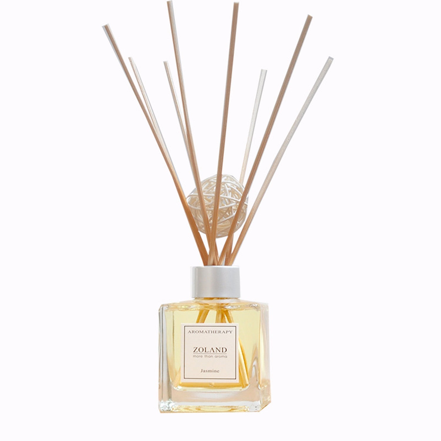 ZOLAND Reed Diffuser 150ML Premium Essential Oil Aromatherapy Square Bottle with Reed Stick Reed Diffuser ZOLAND Jasmine 